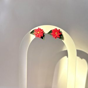 Pendientes Flor de Pascua mini