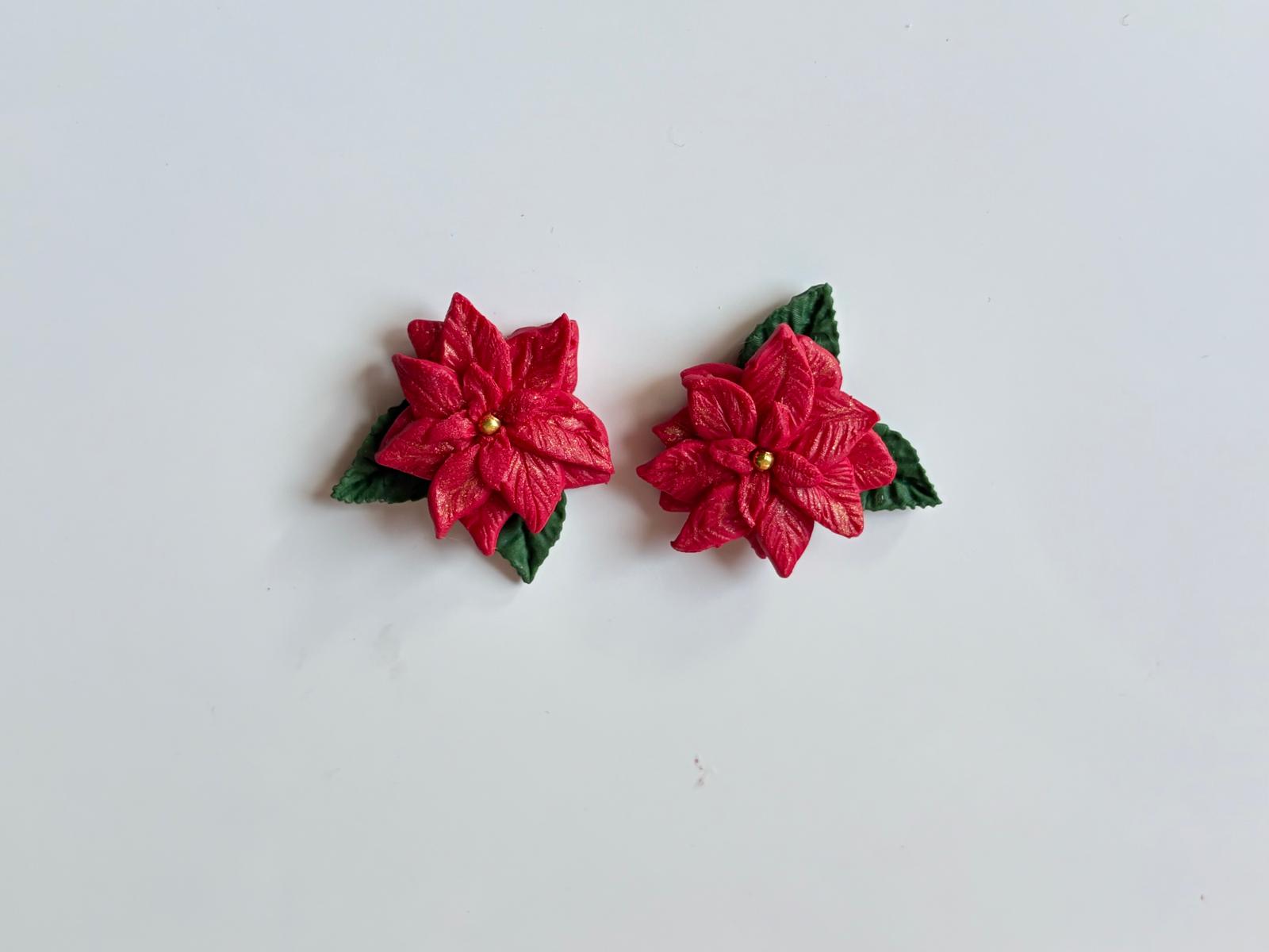 Pendientes Flor de Pascua