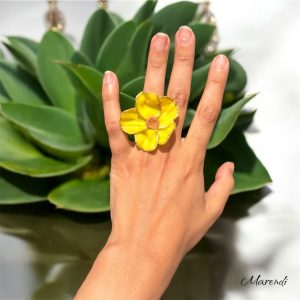 Anillo flor